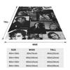 Coperta di Timothée Chalamet Foto Attore Viaggio Ufficio Coperta in Flanella Calda Morbida Divano Letto Copriletto Personalizzato Regalo