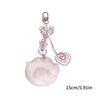 Beaded Lanyard Strap Butterfly Ribbon Designs Phone Pendant Keychain Pendant Bag Decoration for Phone Backpack and Keys