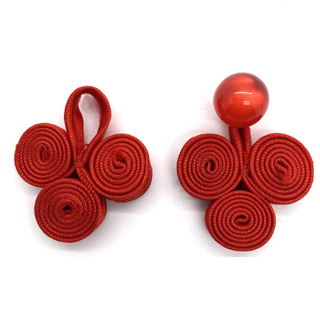 Handmade Three Rounds Sewing Button Cheongsam Buttons Exquisite Craftsmanship for Fashion Enthusiasts of All Ages