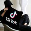 TTikToks Logo Decorative Room Aesthetics Pillow Case Home Decor Bedroom Sofa Bed Couch Pillow Cover x