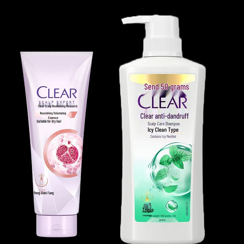 

Clear Anti-Dandruff Shampoo & Volumizing Essence Set