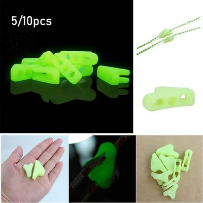 Adjuster Wind Rope Buckle Outdoor Tent Accessories Tightening Hook Fluorescence Ropes Stopper