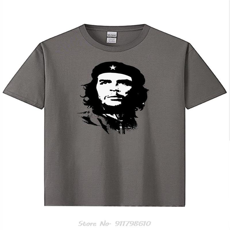 

Оверсайз футболка Высококачественный хлопок Короткий рукав Футболка с принтом Революция Че Гевары Повседневная футболка с круглым вырезом Футболки 4XL