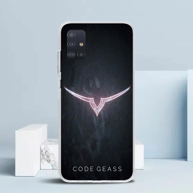 Code Geass Anime Soft Cover for Samsung Galaxy A12 A22 A32 A52 A72 A02S Phone Case Note 20 Ultra 10 S10 Plus A51 A71 A50S A20S A