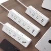 Multi-Port Triangular Power Strip with USB & Cord for Dorms