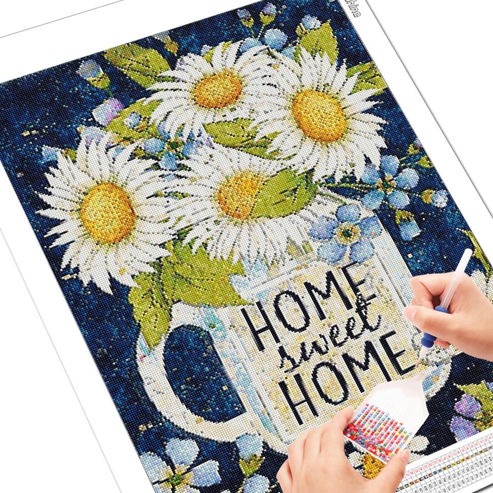 

Алмазная картина цветы картина стразами Алмазная вышивка подсолнух мозаика художественные наборы вышивка крестиком Full Square 20X30CM