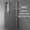 Magsafe Case For Samsung Galaxy Z Fold Special /W25 Central Axis Hinge Magnetic Cover Aramid Carbon Fiber Case Hinge Cover