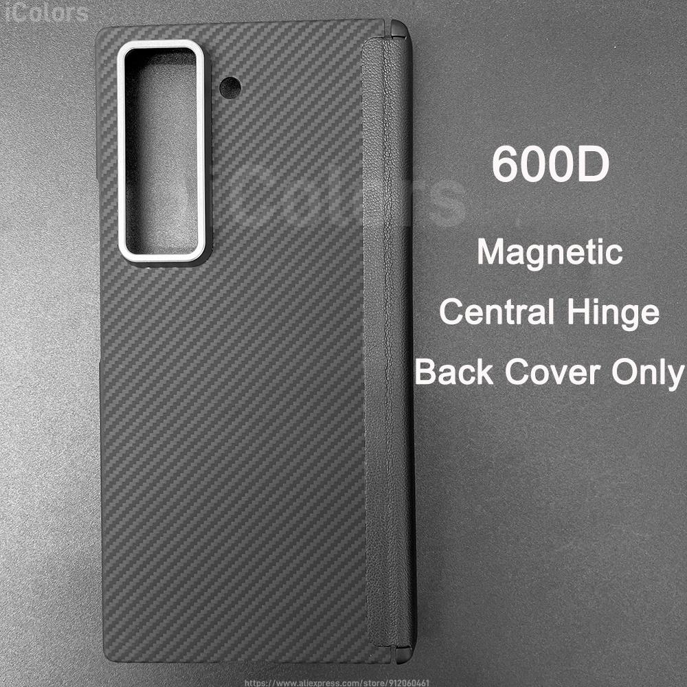 Magsafe Case For Samsung Galaxy Z Fold Special /W25 Central Axis Hinge Magnetic Cover Aramid Carbon Fiber Case Hinge Cover