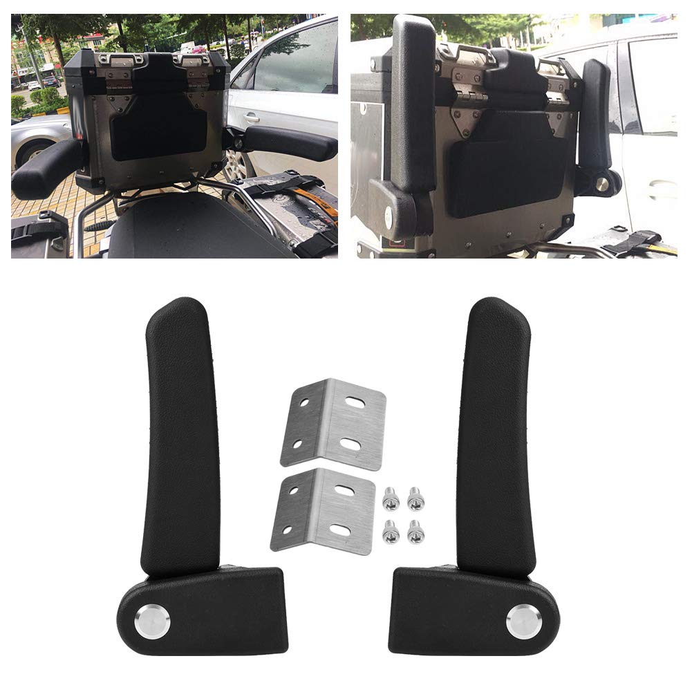 Motorcycle Armrest, Rear Armrest, Adjustable and Foldable, 90°, for Box-Type Rear Seats