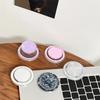 Luxury Shinny Shell for Magsafe Magnetic Phone Grip Bracket Stand Holder Finger Ring Seashell Pattern Case Cover Back Support
