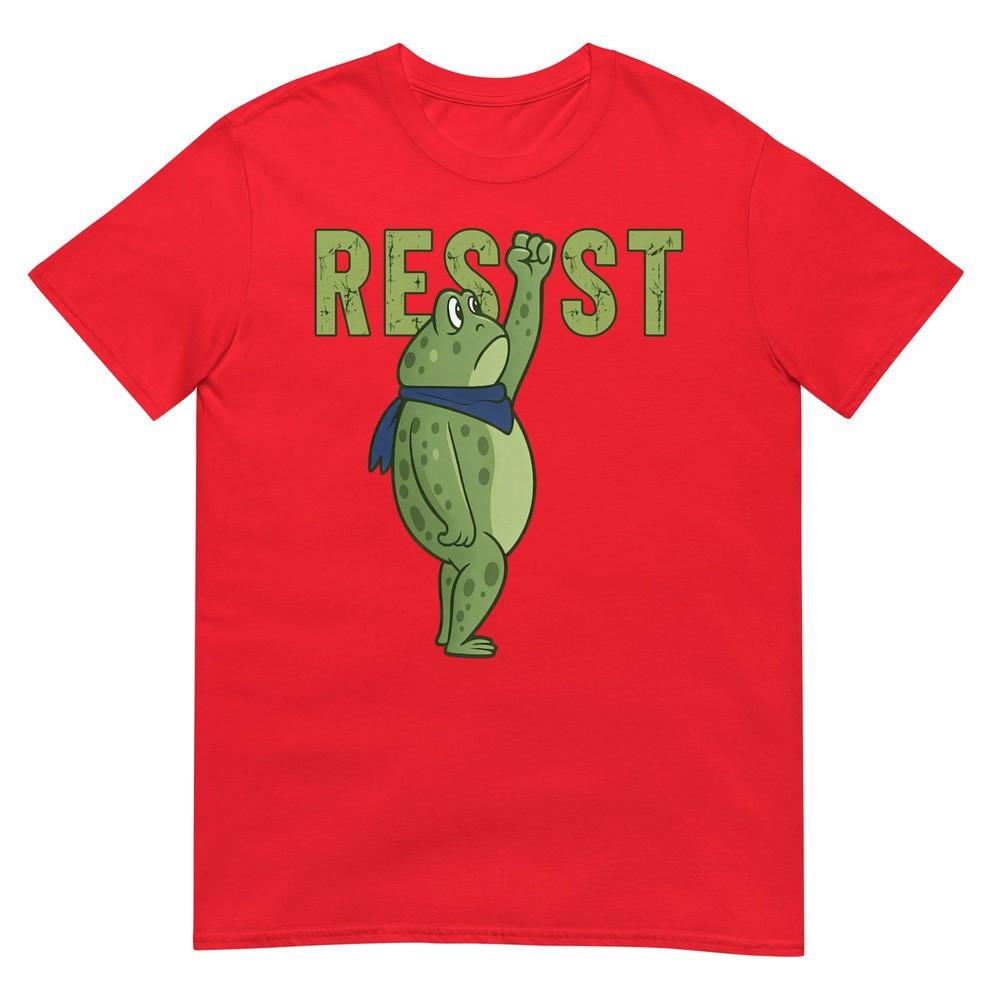 Frog Resist Portland Frog Protest Portland Frog Activist Pullover Hoodie S