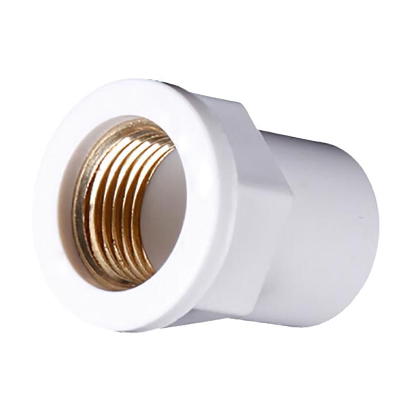 PVC To Brass Thread Reducing Straight Connector