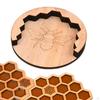 4x Bee Honeycomb Coasters Cup Pads Cold Drinks Beverage Mugs Drink Mats for