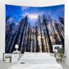 Snow Forest Print Tapestry Tropical Jungle Wall Hanging Boho Psychedelic Mandala Home Wall Decor Room Decor Yoga Mat Sofa Sheet