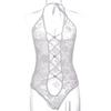 European and American sexy pure desire empty erotic underwear lace temptation slim fit see-through onesie