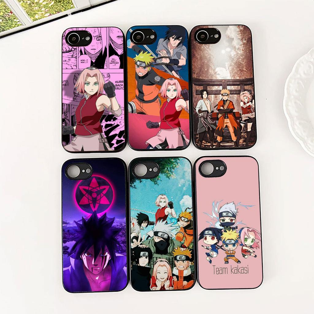 Haruno Sakura Narutos Uchiha Sasuke Phone Case for Xiaomi Redmi 15 15C A3 A4 A5 9A 9C NFC Note 9 8 9T 8T Pro Protective Cover