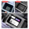 For Leapmotor B10/B01 2025 2026 Central Armrest Storage Box Stowing Tidying Car Tray ABS Organizer Accessories Black