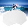 Set of 20 Silicone Surfboard Traction Pads, Paddleboard Non-Slip Mats with Honeycomb Holes, Deck Pads for Surfboards, Shortboards, and Longboards