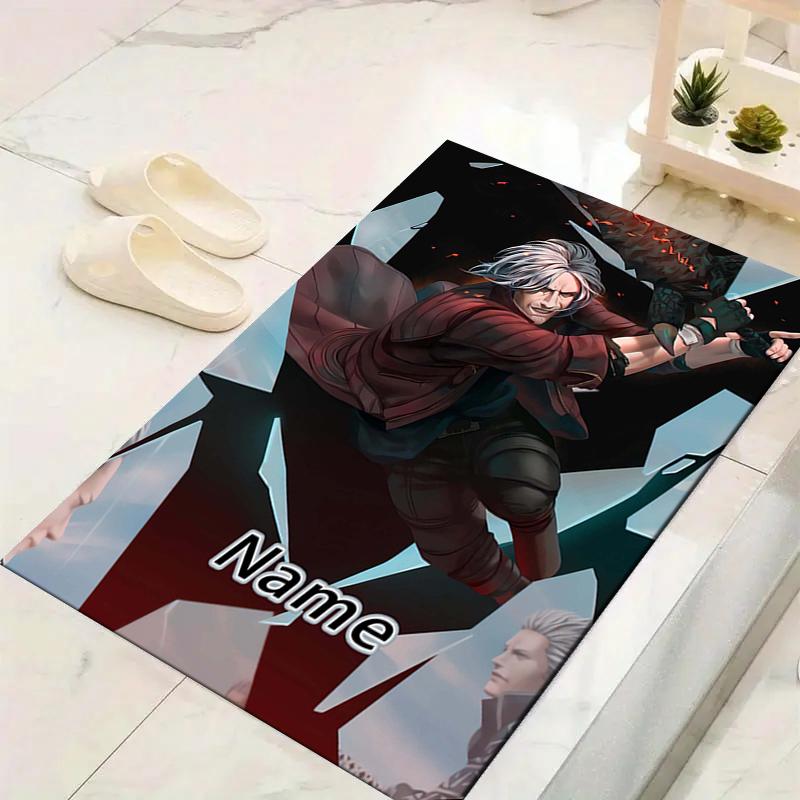 Custom 1Pc Devil May Cry Dante'S Journey Rug Office Carpet Indoor Outdoor Entrance Doormat Nonslip Soft And Comfortable Living Room D291537