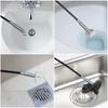 Drain Clog Remover Clogged Drains Opener 4 Claw Drain Cleaning Tool Bendable Drain Hair Removal Tool for Toilet Sink Tub