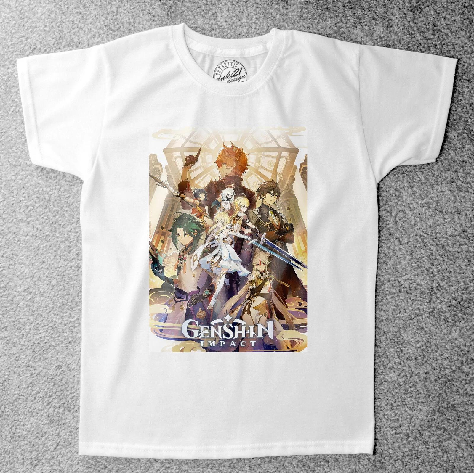 

Genshin Impact 002 Anime/Manga video game Childrens/Kids Adult t shirts/t-shirts 100