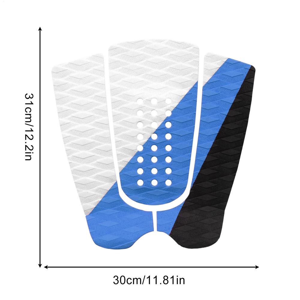 Surf Traction Pad Cushioned Traction Pad For Funboard Anti-Slip Shock Resistant Surfing Gear For Water Sports Kayaking
