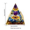 Cross-border Trade Energy Pyramid Crystal Epoxy Desktop Ornaments.