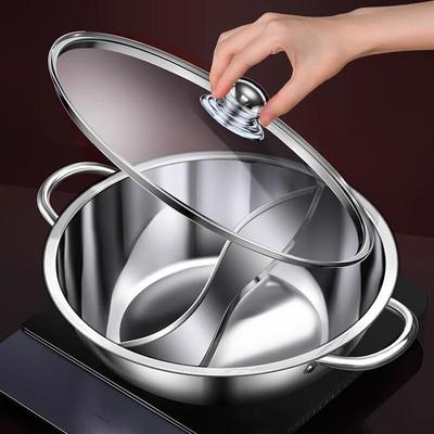 Uoto Divided Stainless Steel Hot Pot