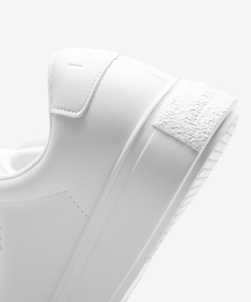 Lar Recycled Leather Earth Sneakers 3.0 [White] (Heel 3.5Cm)