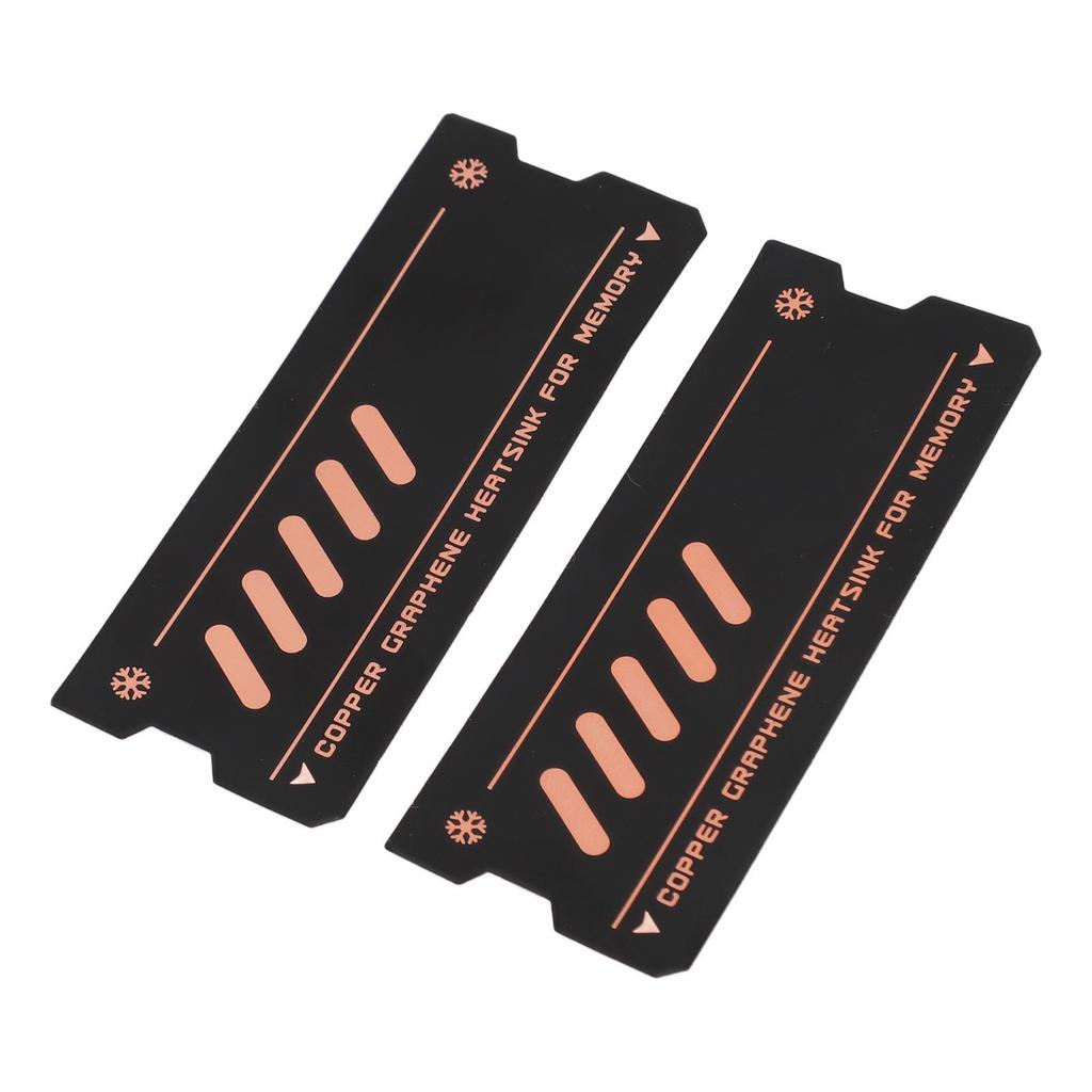 Laptop Memory Heatsink Dual Layer Graphene Copper Foil Random Access Memory Cooler for DDR5 DDR4 DDR3 DDR2