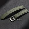 Ribbed Nylon Watch Band Quick Release Fabric Sailcloth Strap 20mm 20mm Leather Replacement Wristband Men Sport Waterproof Belt