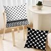 Arabische Keffiyeh Traditionelles Muster Sofa Wohnzimmer Schlafzimmer Kopfteil Rückenlehne Kissen Quadratisches Kissen Nickerchen Kissenbezug