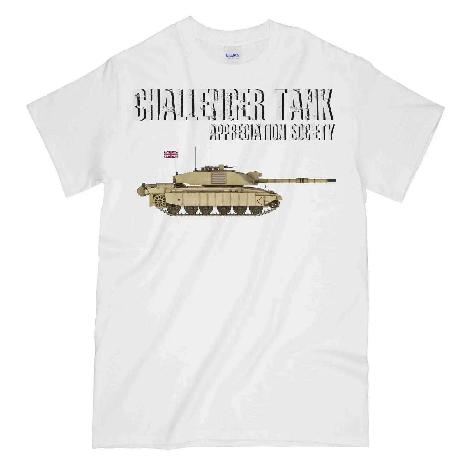 Challenger Tank Appreciation Society Printed TShirt Summer Cotton ONeck Short Sleeve Mens T Shirt New S3XL S