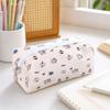 Elephant Print Pen Pouch Cake Pattern Stationery Organizer Cute Cosmetic Pouch  School Stationery