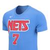 Nike Kevin Durant Brooklyn Nets Classic Sports Casual Short-Sleeve T-Shirt Men Tops Blue CT9909-404
