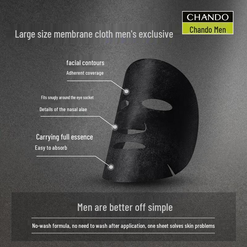 CHANDO Men's Caffeine Firming Face Mask (5-Pack)