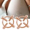 2Pcs/Set Nipple Clamps Sexy Adjustable Fake Piercing Ring Erotic Bdsm Tools Nipple Sucker for Women