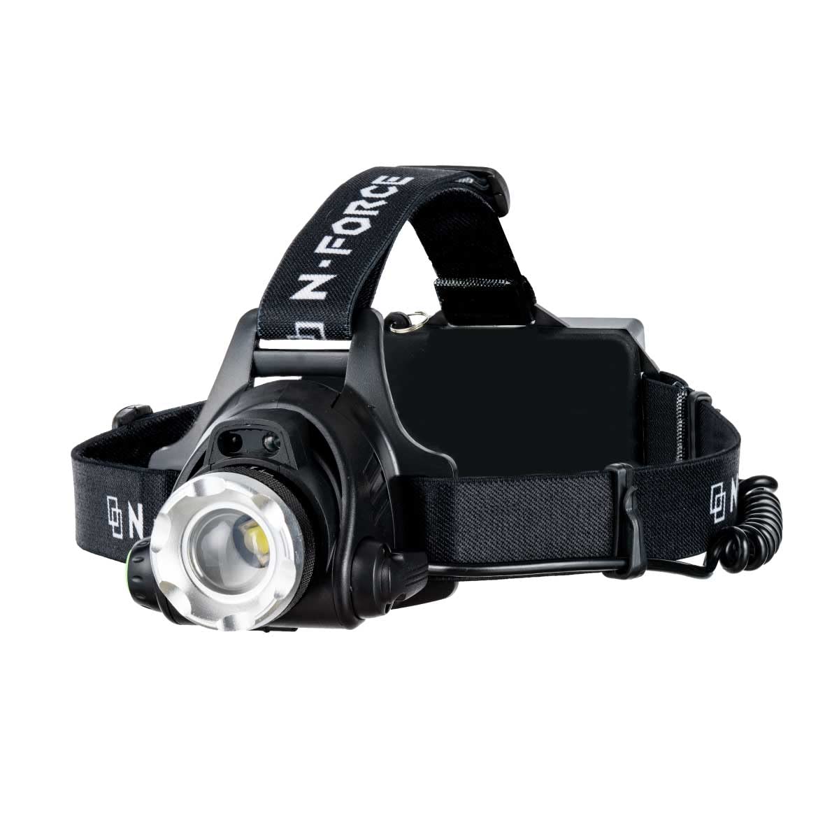 

N-FORCE SR-02 LED Headlamp with Sensing Mode, Quick-Off Function, Waterproof, Dustproof, Shockproof, and Battery-Powered