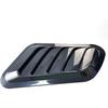 Universal Carbon Fiber Car Decorative Cell Air Flow Intake Hood Scoop Bonnet Vent Cover Stickers Decoration Styling(Glossy Black)
