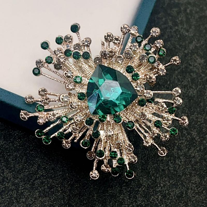 

Мода жіночність розкіш кришталева брошка вінтаж класичний барвистий кришталь Брошки старший учасник ювелірні вироби одяг аксесуари чорний