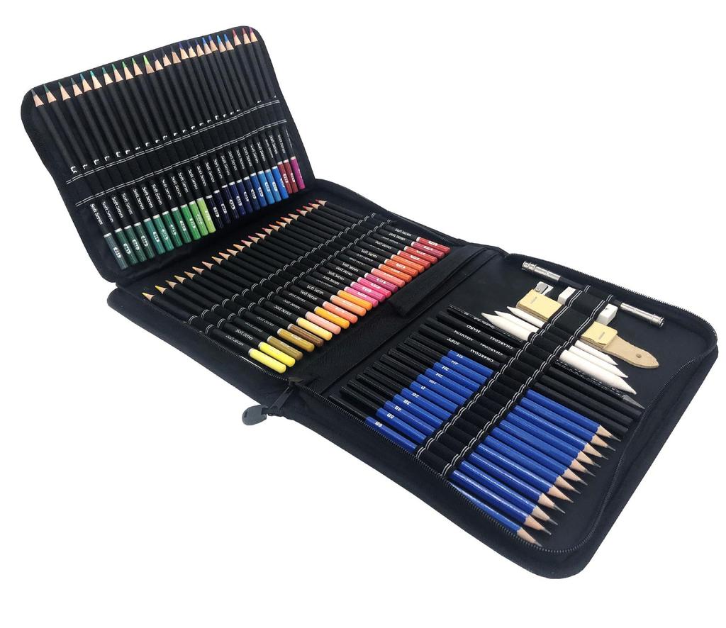 95-Piece Oil-Based Colored Pencil Set for Sketching and Drawing
