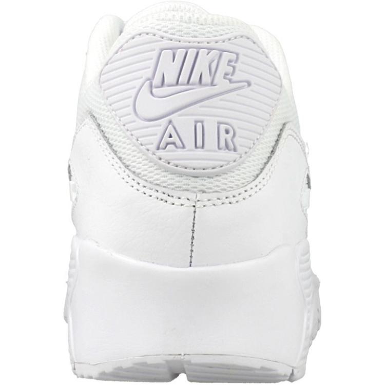 Nike Air Max 90 Mesh GS Triple White Kids Sneakers 833418-100