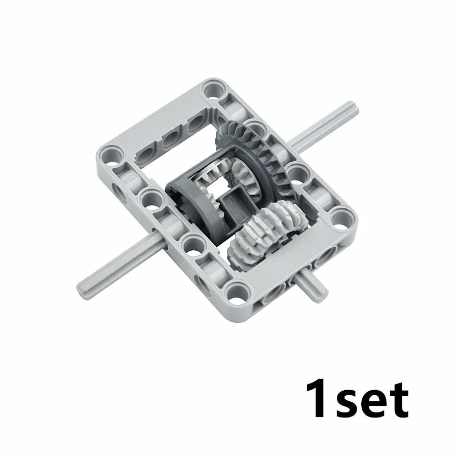High-Tech Bausteine Differential Kombiniertes Getriebe Differentialräder Kompatibel mit Technischen Teilen 6573 62821 65414 Steine