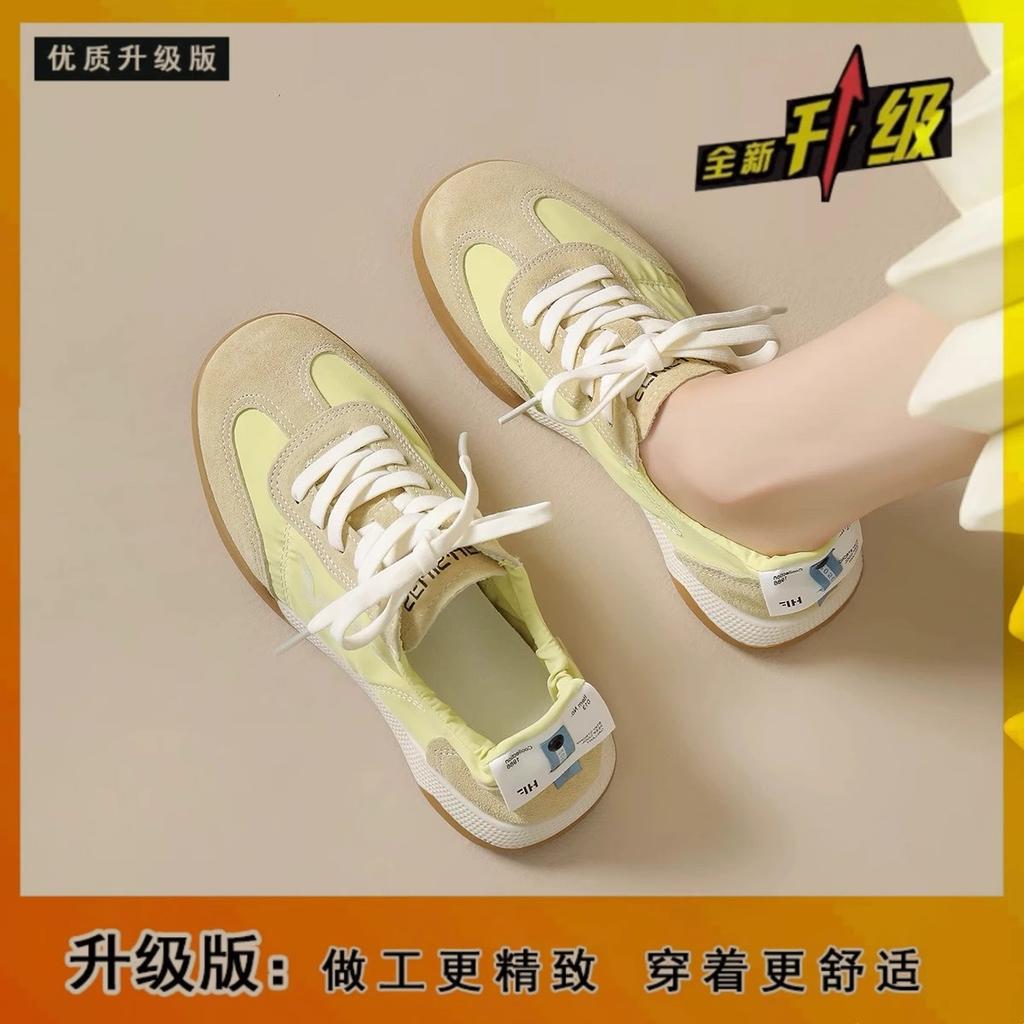 Scarpe bianche con plateau da donna scarpe per l'allenamento morale 2025 nuove scarpe estive celebrità di Internet versatili super popolari scarpe Forrest Gump scarpe da ginnastica casual