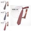 Traditional Polyester Kids Tie With Striped Pattern For School Uniforms
