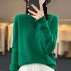 Women Sweater 100% Wool MODERN NEW SAGA Knit Pullover O-neck Thin Spring Autumn Jumpers Female Knit Tops