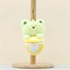 Shaped Animal Plush Keychain Soft Teacup Design Durable Stuffed Toy Gift For