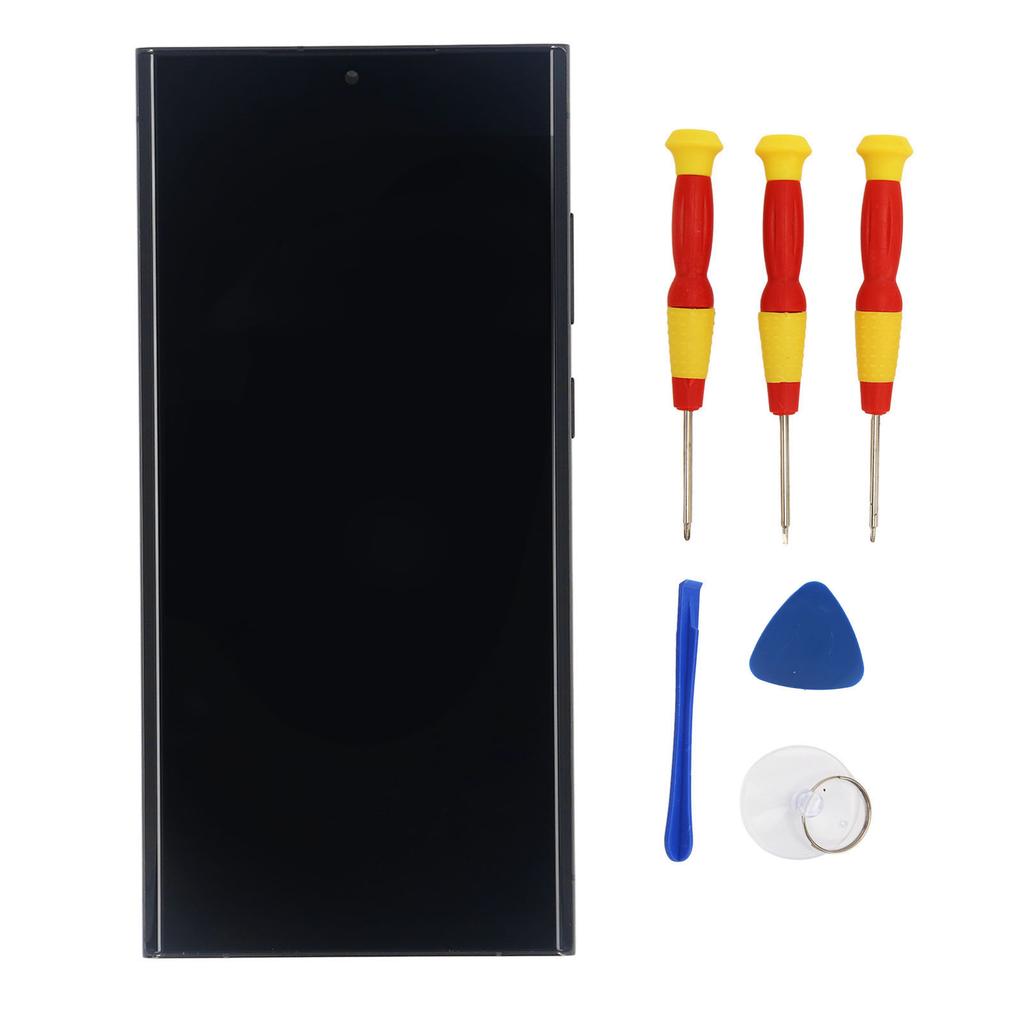 Screen Replacement Touch Display Digitizer Assembly with Frame For S23 Ultra EU Version S918B International Version