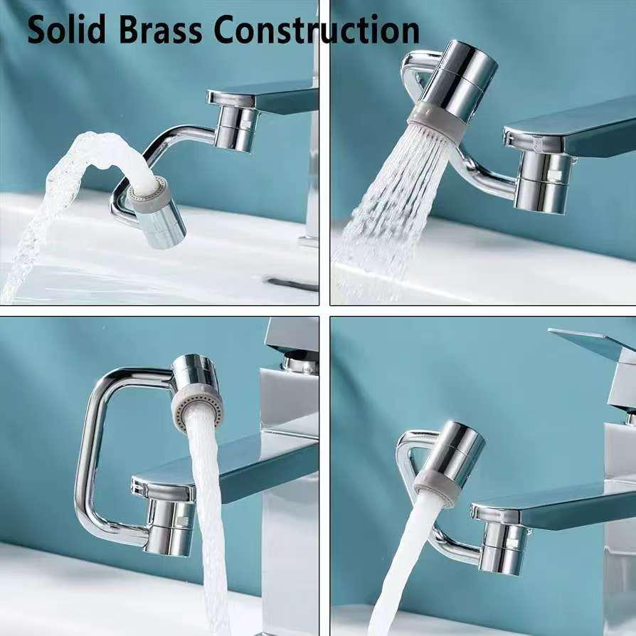 1080° Anti-Splash Rotating Faucet Extension Sprayer