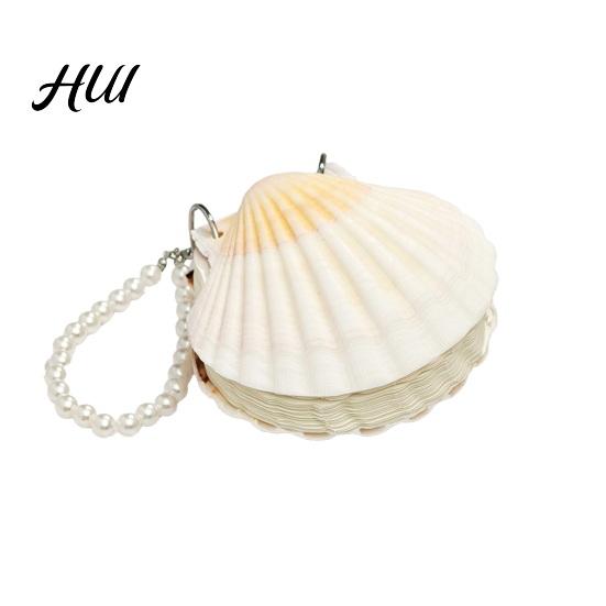 Seashell Craft Notebook Shell Binder Journal Natural Scallop with 30 Pages Ocean Inspired Creative Portable Beach Diary Gift for Lovers Handmade A
